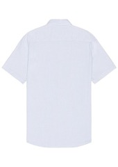 Faherty Short Sleeve Supima Oxford Shirt