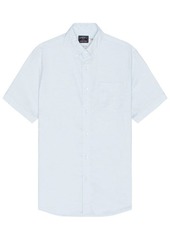 Faherty Short Sleeve Supima Oxford Shirt