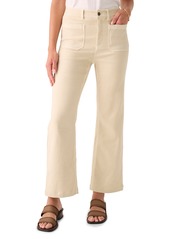 Faherty Stretch Terry Wide Leg Pants in Bone White at Nordstrom Rack