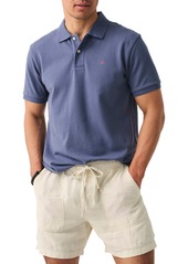 Faherty Sunwashed Piqué Polo Shirt in Dusk at Nordstrom Rack