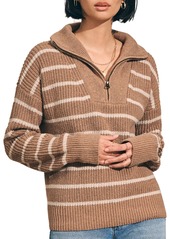 Faherty Women's Mariner Sweater, Small, Brown