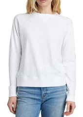 Faherty Women's Sunwashed Slub Crewneck, XS, Blue