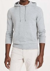 Faherty Jackson Sweater Hoodie In Grey Cliff Heather