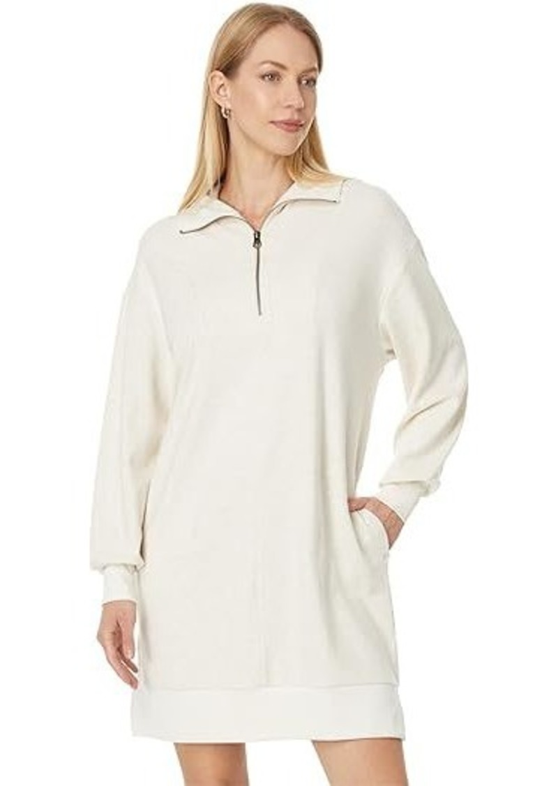 Faherty Legend Quarter Zip Dress