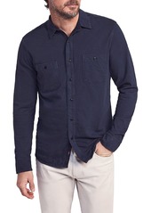 Men's Faherty Seasons Knit Button-Up Shirt