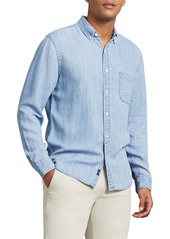 Faherty Tried & True Button-Down Shirt in Vintage Indigo at Nordstrom