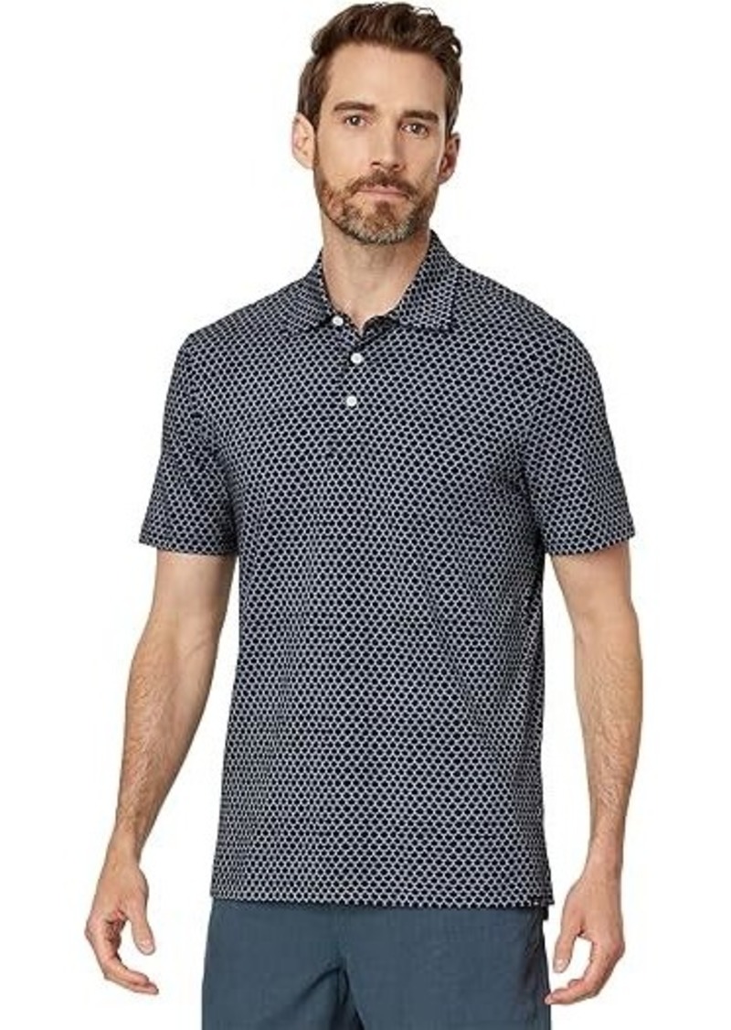 Faherty Short Sleeve Movement Pique Polo