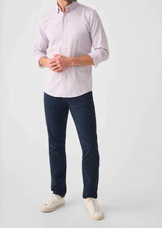 Faherty The Movement Shirt In Coral Breeze Gingham