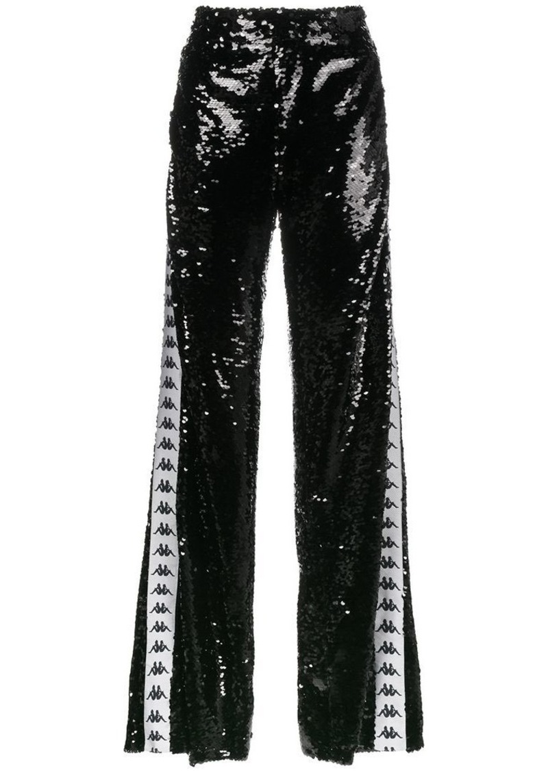 sequin track pants