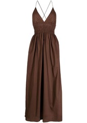 Faithfull the Brand Bisetta V-neck sleeveless maxi dress