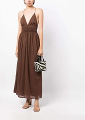 Faithfull the Brand Bisetta V-neck sleeveless maxi dress