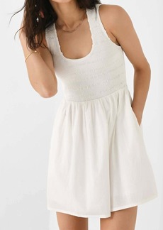 Faithfull the Brand Epoca Mini Dress In White