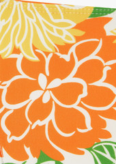 Faithfull The Brand - Palmero floral-print mid-rise bikini briefs - Orange - XL