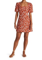 Faithfull the Brand Allegra Floral Minidress in Valencia Floral Print at Nordstrom