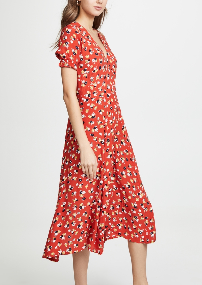 faithfull the brand ari midi dress