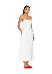 FAITHFULL THE BRAND Dominquez Midi Dress