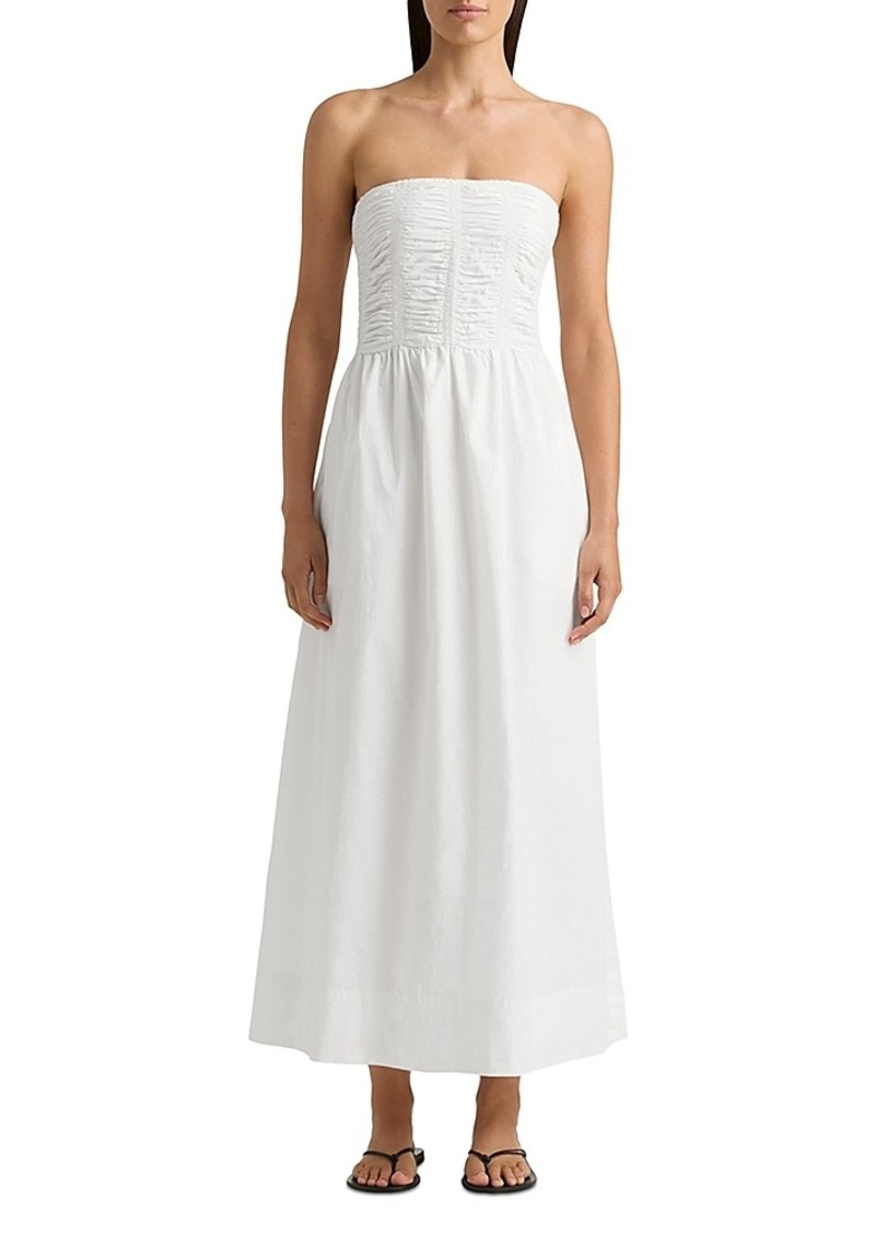 Faithfull the Brand Dominquez Strapless Midi Dress