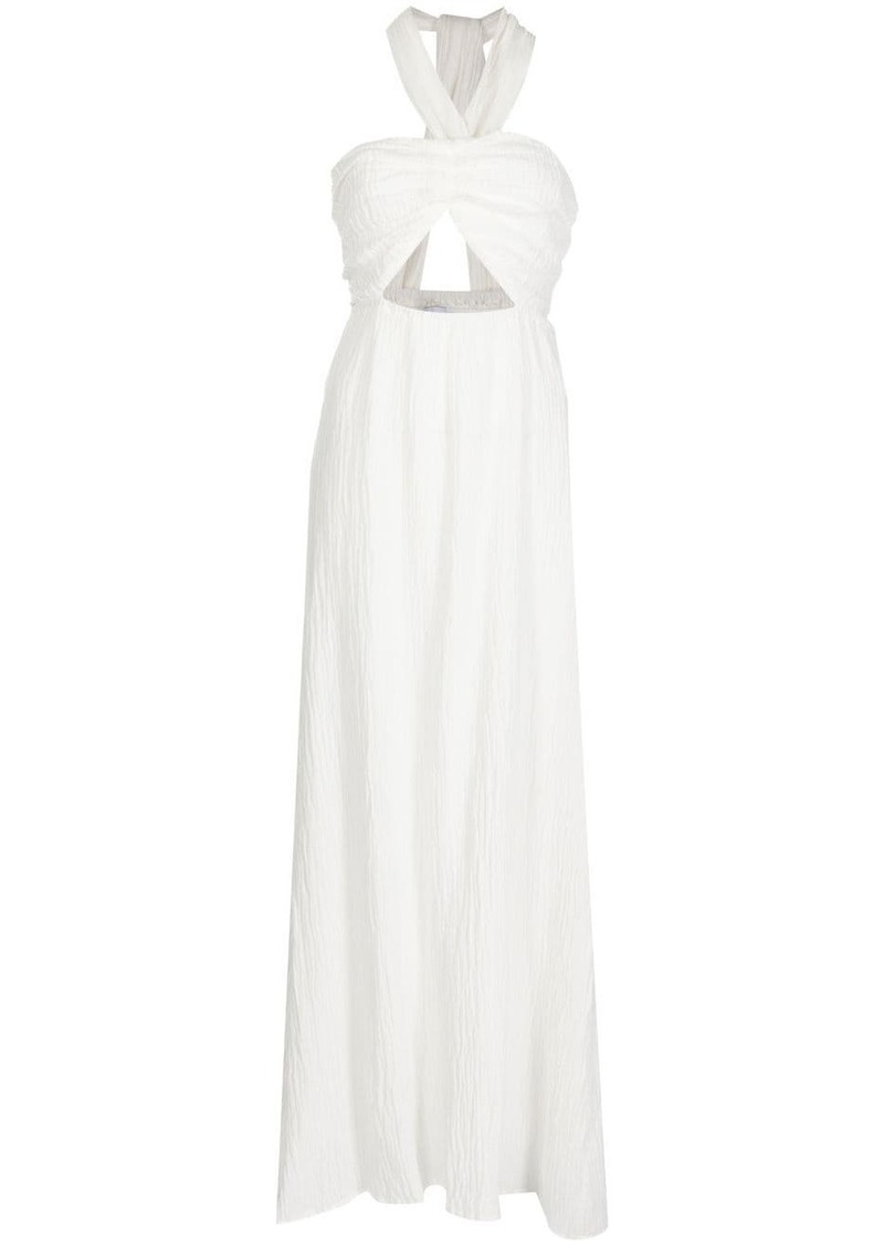 Faithfull the Brand Halona crossover maxi dress