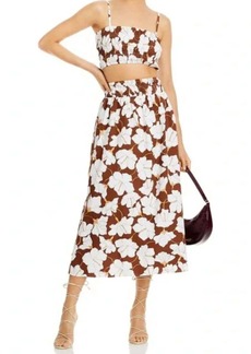 Faithfull the Brand Keira Skirt In Bastia Floral Print