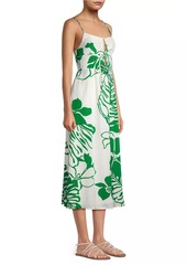 Faithfull the Brand L'Oasis Bea Floral Midi-Dress