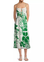 Faithfull the Brand L'Oasis Bea Floral Midi-Dress