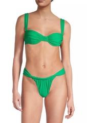 Faithfull the Brand L'Oasis Sol Ruched Bikini Top