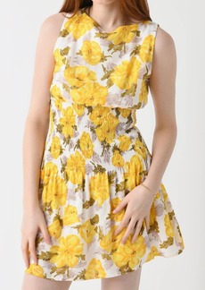 Faithfull the Brand Novalee Mini Dress In Isadora Floral