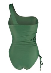 Faithfull the Brand one-shoulder draped swimsuit