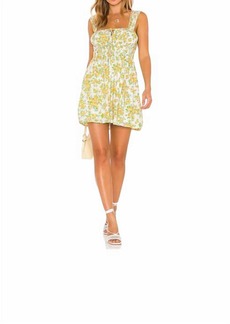 Faithfull the Brand Praia Mini Dress In Morello Floral Print