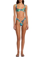 Faithfull the Brand Sol Bikini Top In Luma Floral