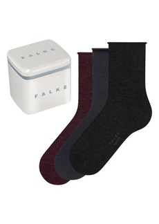 Falke Happy Assorted 3-Pack Crew Socks Gift Box