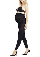 FALKE Women's 9 Months Footless Tights Opaque 80 Denier Maternity Stockings for Women  L 1 Pair