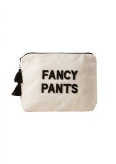 Fallon Bikini Bag Fancy Pants In Beige/black Crystal