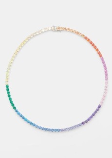 Fallon - Grace Crystal-embellished Tennis Necklace - Womens - Multi - ONE SIZE