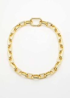 Fallon - U-chain 14kt Gold-plated Necklace - Womens - Yellow Gold
