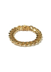 Fallon Ruth medium curb-chain gold-plated bracelet