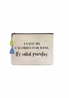Fallon Save Calories Flat Pouch In Natural