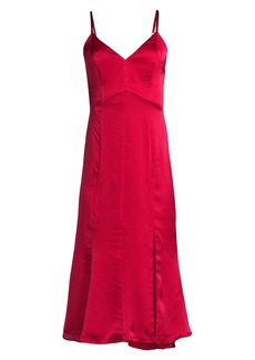 Fame and Partners Belleau Satin Cocktail Dress