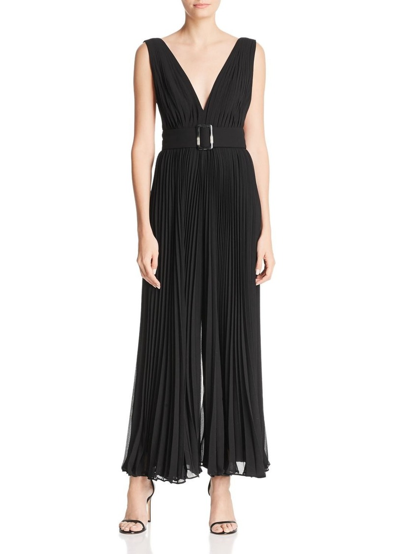 Fame and Partners The Wilcox Sleeveless Pleated Jumpsuit