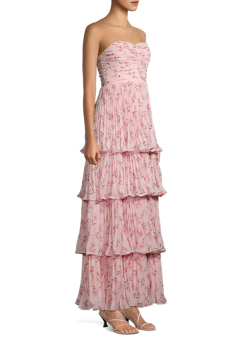 Miyah Strapless Floral Dress - 60% Off!