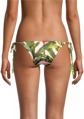FARM Rio Banana Leaves Side-Tie Bikini Bottoms