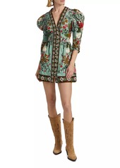 FARM Rio Beauty Bouquet Floral Minidress