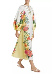 FARM Rio Bloom Garden Midi Dress