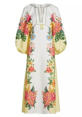 FARM Rio Bloom Garden Midi Dress