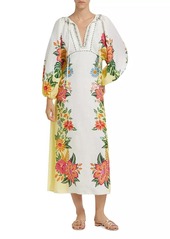 FARM Rio Bloom Garden Midi Dress