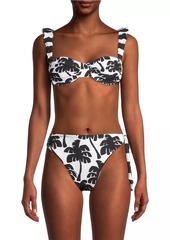 FARM Rio Coconut Ruffled Underwire Bikini Top