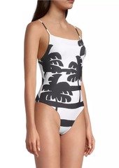 FARM Rio Coconut Tropical One-Piece Swimsuit