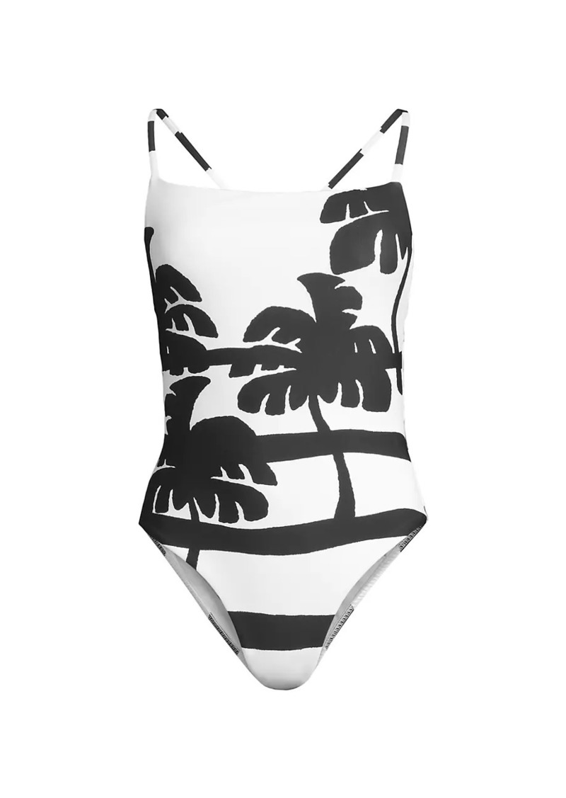 FARM Rio Coconut Tropical One-Piece Swimsuit