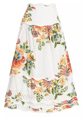 FARM Rio Delicate Garden Cotton Skirt