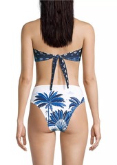 FARM Rio Dream Sky Printed Bandeau Bikini Top